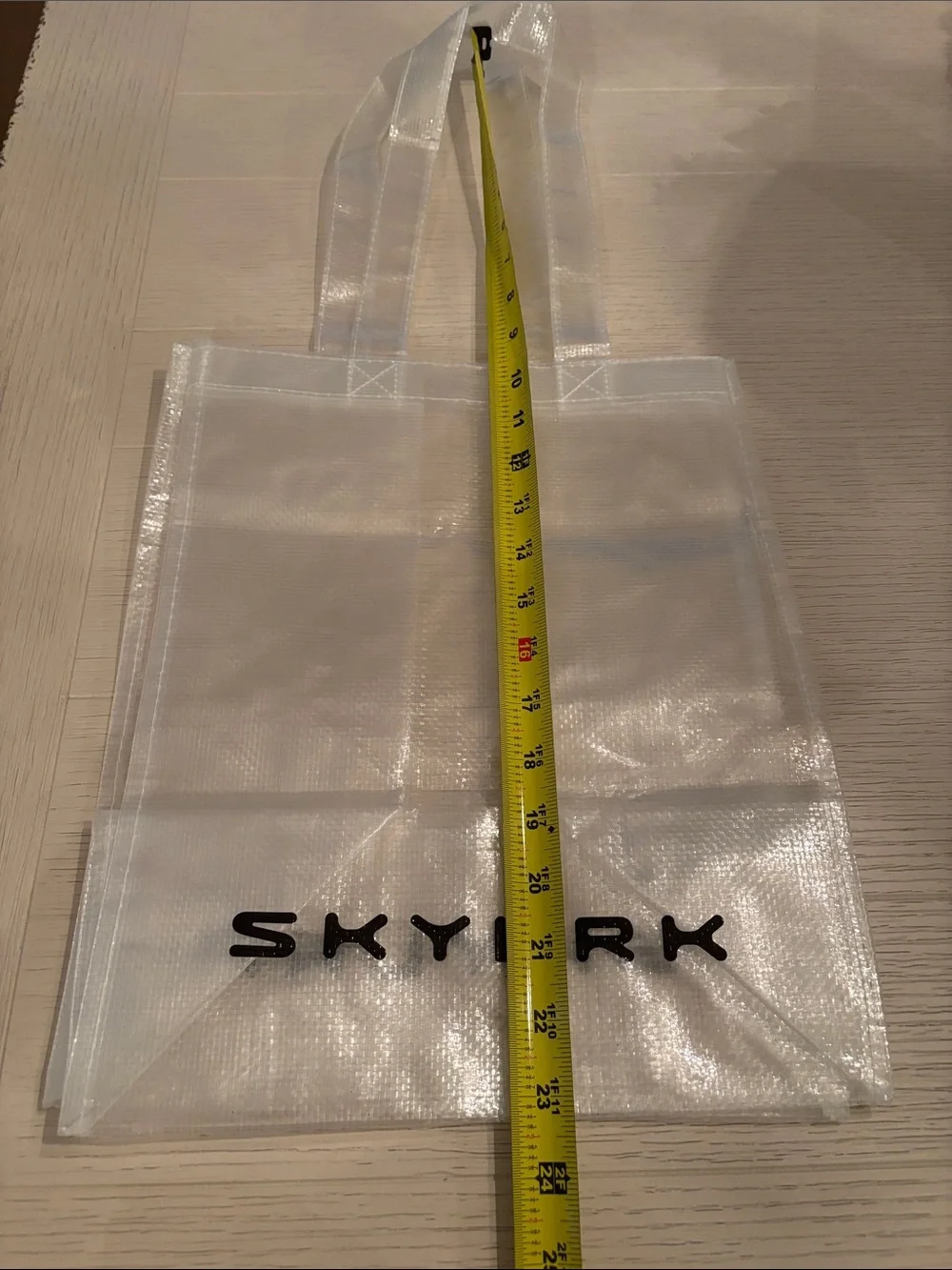 Skylrk transparent tote bag new 🆕